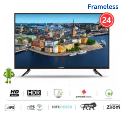 SUPERIOR 24 Inch Smart Android LED TV(Frameless)