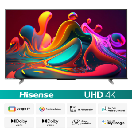 Hisense 50" Bezelless Dolby Vision 4K UHD Smart LED Voice Control Google TV